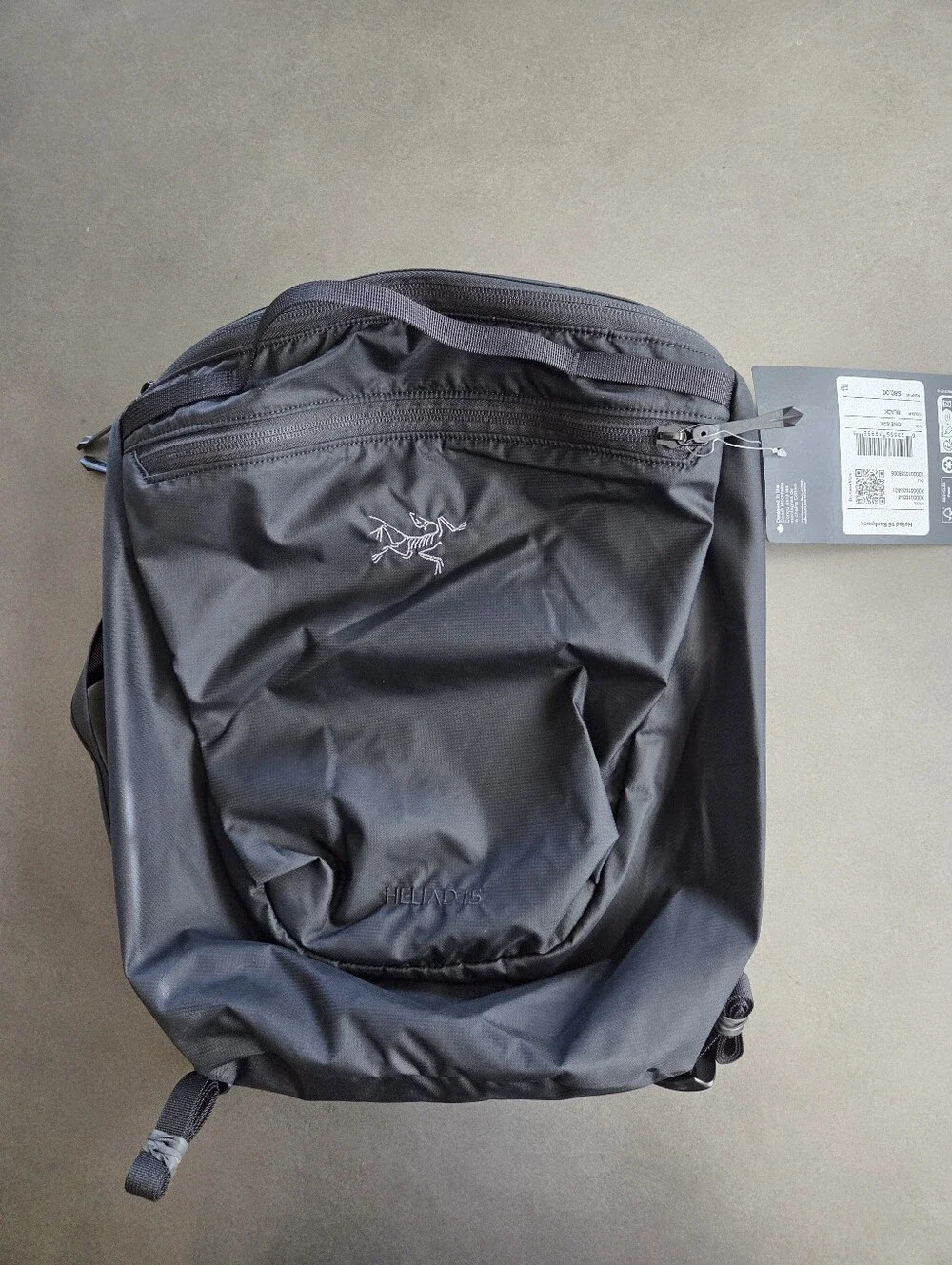 Arc'teryx Black Heliad 15 Backpack NWT Outdoor